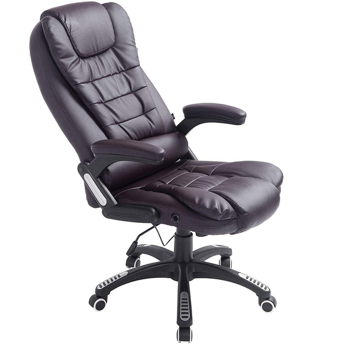 Executive Recline High Back Extra Padded Office Chair, MO17 Brown — Daals  Shop